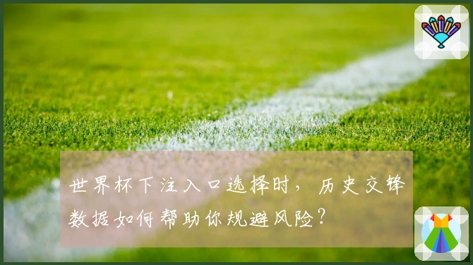 世界杯下注入口选择时，历史交锋数据如何帮助你规避风险？