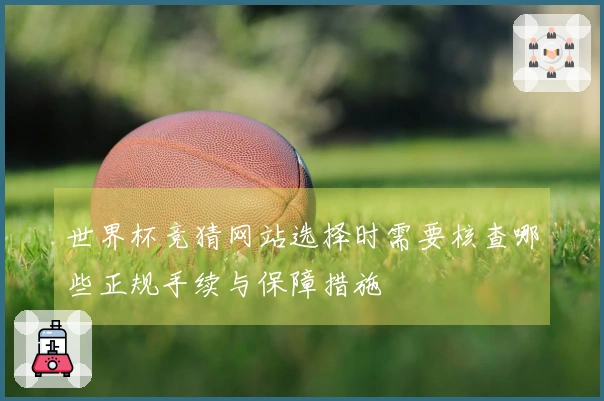 世界杯竞猜网站选择时需要核查哪些正规手续与保障措施
