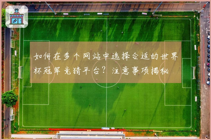 如何在多个网站中选择合适的世界杯冠军竞猜平台？注意事项揭秘